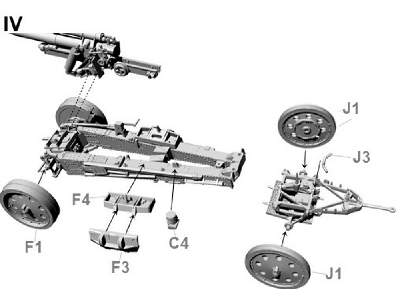 Niemiecka ciężka haubica polowa 150 mm sFH 18 do trakcji mechanicznej - zdjęcie 5