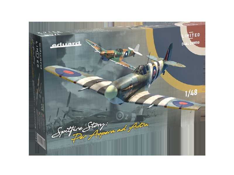 SPITFIRE STORY: Per Aspera ad Astra DUAL COMBO 1/48 - zdjęcie 1 SPITFIRE STORY: Per Aspera ad Astra DUAL COMBO 1/48 - zdjęcie 1