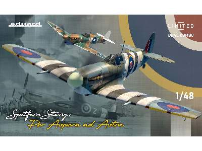 SPITFIRE STORY: Per Aspera ad Astra DUAL COMBO 1/48 - zdjęcie 2