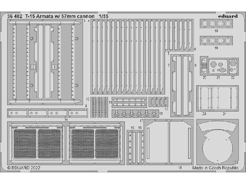 T-15 Armata w/  57mm cannon 1/35 - ZVEZDA - zdjęcie 1