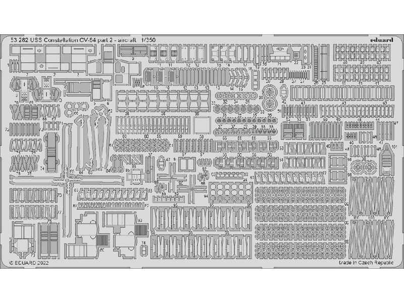 USS Constellation CV-64 part 2 - aircraft 1/350 - TRUMPETER - zdjęcie 1