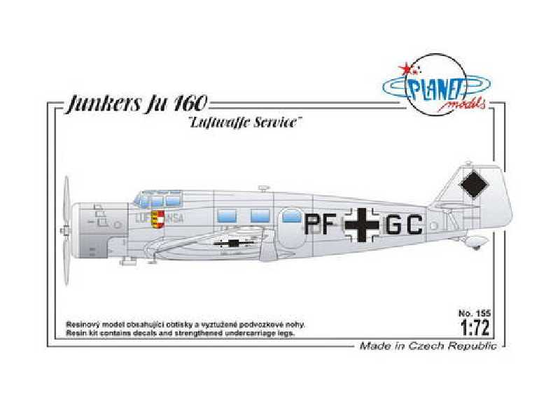  Junkers Ju 160  Luftwaffe Service - żywica - zdjęcie 1