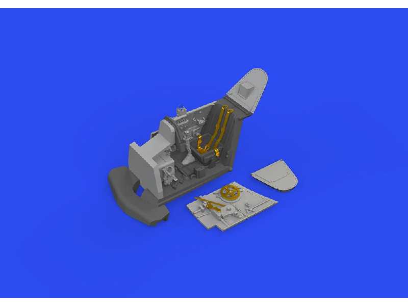 S-199 cockpit Erla canopy PRINT 1/72 - EDUARD - zdjęcie 1 S-199 cockpit Erla canopy PRINT 1/72 - EDUARD - zdjęcie 1
