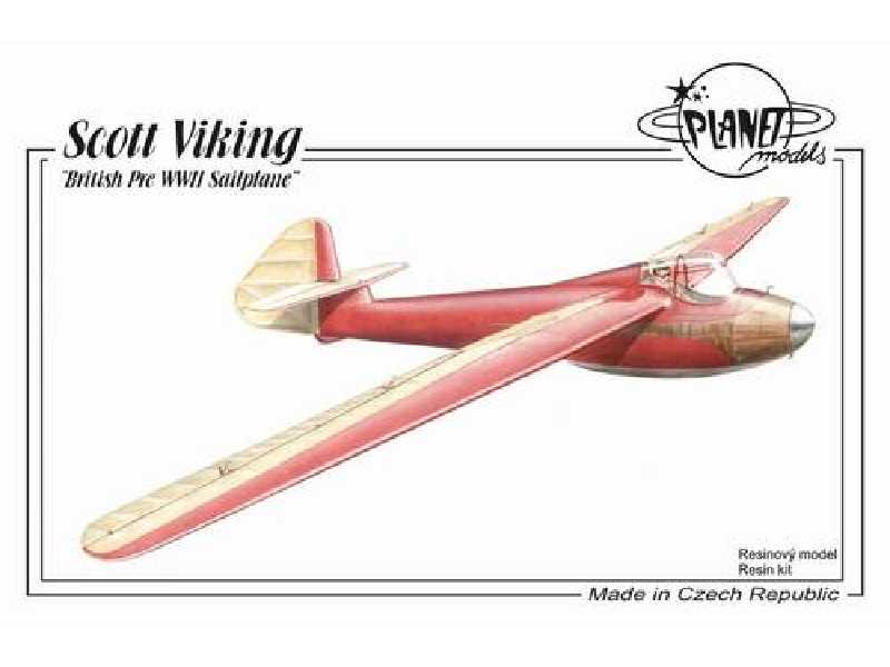 Scott Viking British Pre WWII Sailplane - żywica - zdjęcie 1 Scott Viking British Pre WWII Sailplane - żywica - zdjęcie 1