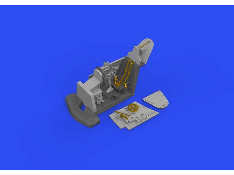 S-199 cockpit bubble canopy PRINT 1/72 - EDUARD - zdjęcie 1 S-199 cockpit bubble canopy PRINT 1/72 - EDUARD - zdjęcie 1