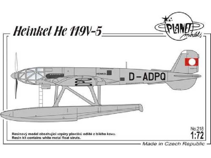  Heinkel He 119V-5 - żywica - zdjęcie 1