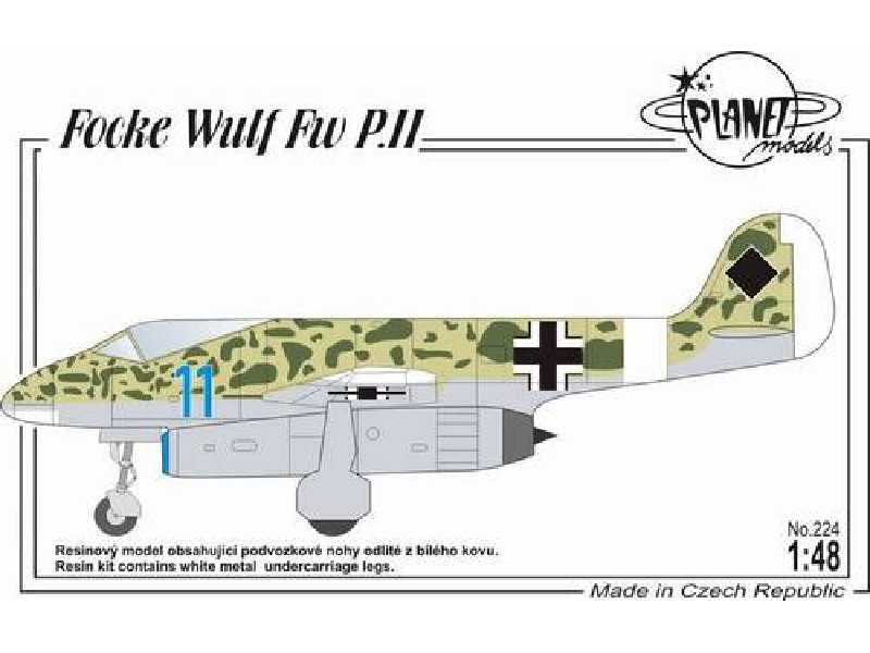  Focke Wulf Fw P.II - żywica - zdjęcie 1