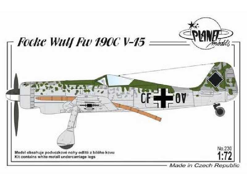 Focke Wulf Fw 190C V-15 - żywica - zdjęcie 1 Focke Wulf Fw 190C V-15 - żywica - zdjęcie 1