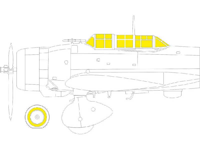 D3A1 Val TFace 1/48 - HASEGAWA - zdjęcie 1