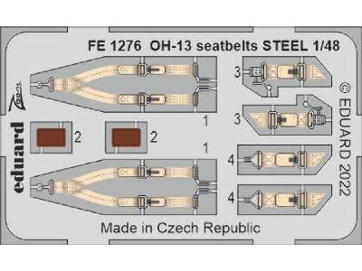 OH-13 seatbelts STEEL 1/48 - ITALERI - zdjęcie 1