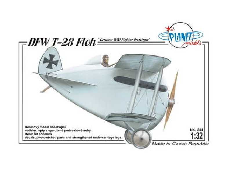 DFW T-28 Floh German WWI Fighter Prot. - żywica - zdjęcie 1 DFW T-28 Floh German WWI Fighter Prot. - żywica - zdjęcie 1