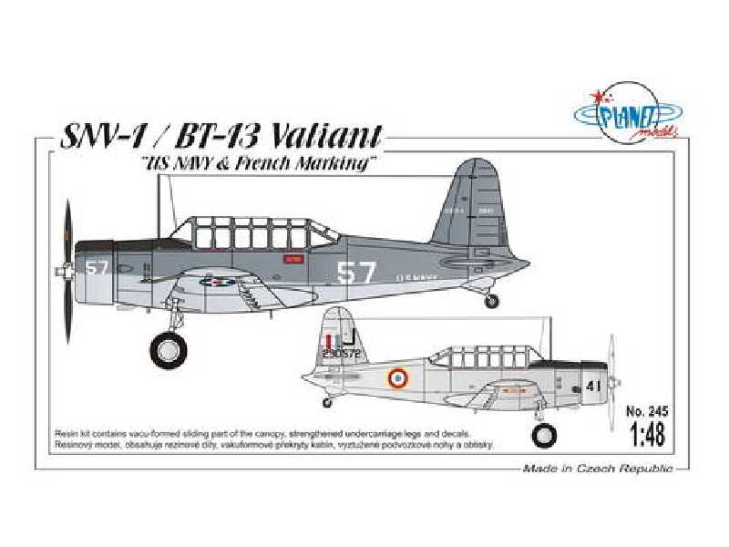 SNV-1/BT-13 Valiant USNavy&French - żywica - zdjęcie 1 SNV-1/BT-13 Valiant USNavy&French - żywica - zdjęcie 1
