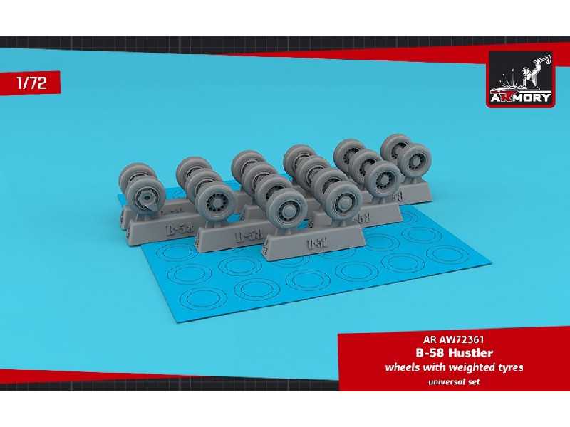 B-58 Hustler Wheels W/ Weighted Tyres - zdjęcie 1 B-58 Hustler Wheels W/ Weighted Tyres - zdjęcie 1
