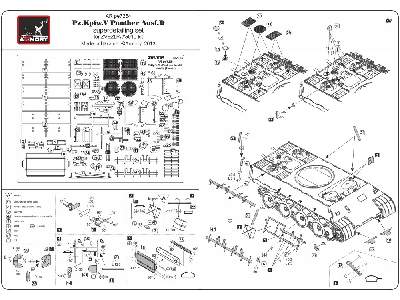 Pz.Kpfw.V Ausf.D Panther Detailing Set - zdjęcie 4