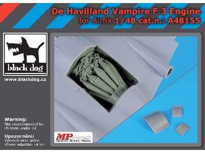 De Havilland Vampire F 3 Engine For Airfix - zdjęcie 1