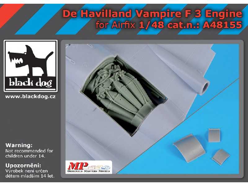 De Havilland Vampire F 3 Engine For Airfix - zdjęcie 1 De Havilland Vampire F 3 Engine For Airfix - zdjęcie 1