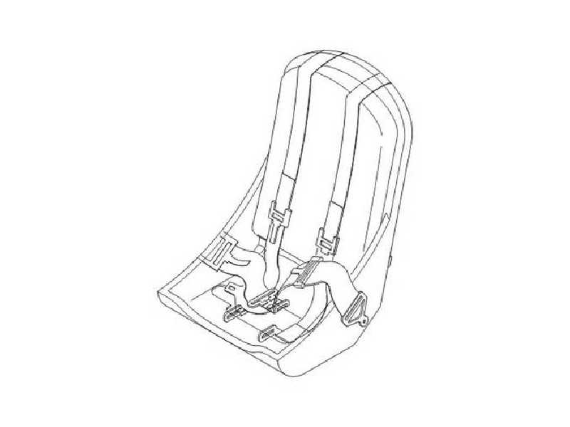 Curtiss P-40E Seat 1/32 for Hasegawa kit - zdjęcie 1 Curtiss P-40E Seat 1/32 for Hasegawa kit - zdjęcie 1