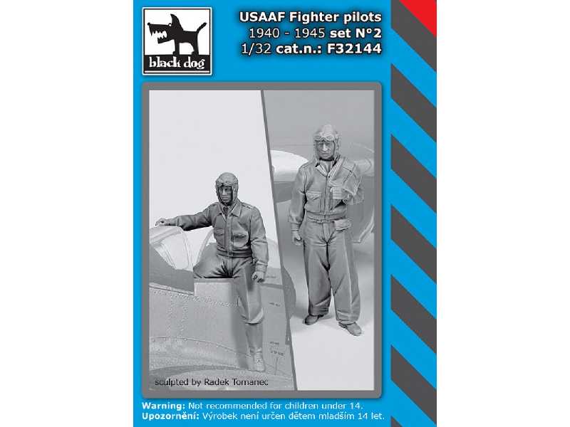 Usaaf Fighter Pilots 1940-45 Set N°2 - zdjęcie 1 Usaaf Fighter Pilots 1940-45 Set N°2 - zdjęcie 1