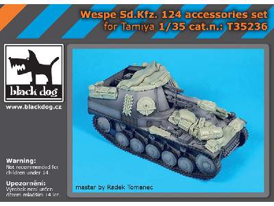 Wespe Sd.Kfz. 124 Accessories Set For Tamiya - zdjęcie 1