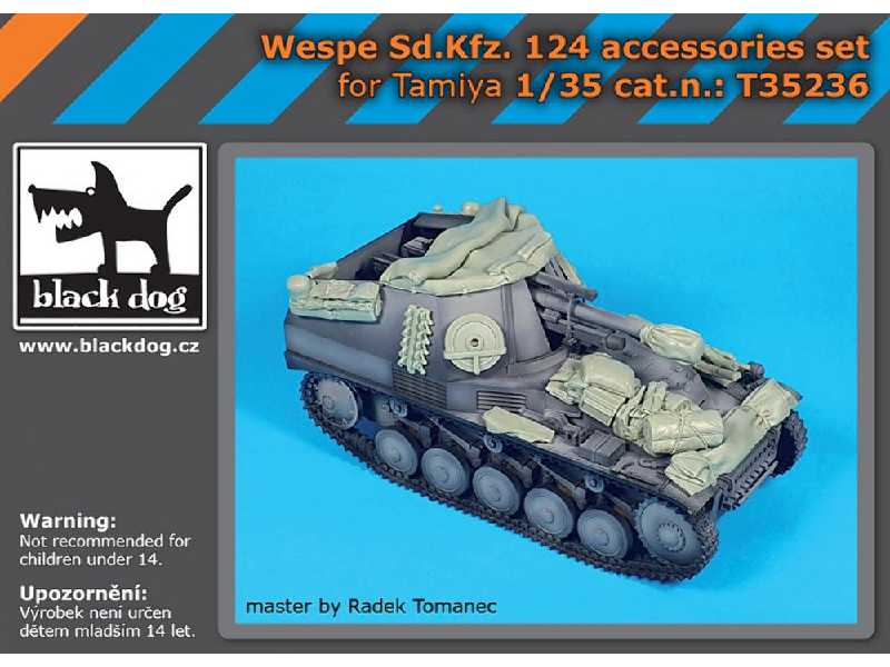 Wespe Sd.Kfz. 124 Accessories Set For Tamiya - zdjęcie 1