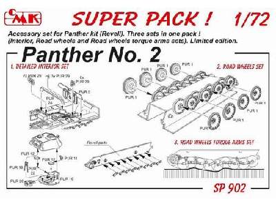 SUPER PACK Panther No. 2 for Revell kit 1/72 - zdjęcie 1