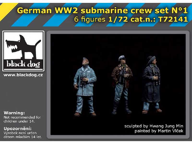 German Wwii Submarine Crew Set N°1 (6 Figures) - zdjęcie 1