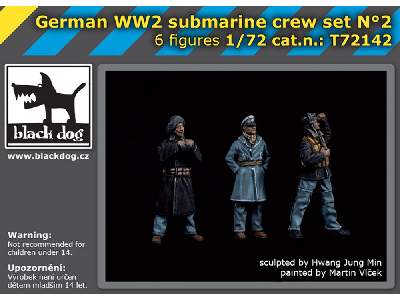 German Wwii Submarine Crew Set N°2 (6 Figures) - zdjęcie 1
