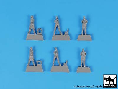 German Wwii Submarine Crew Set N°2 (6 Figures) - zdjęcie 2