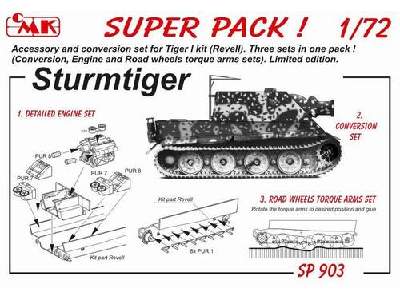 SUPER PACK Sturmtiger for Revell kit 1/72 - zdjęcie 1