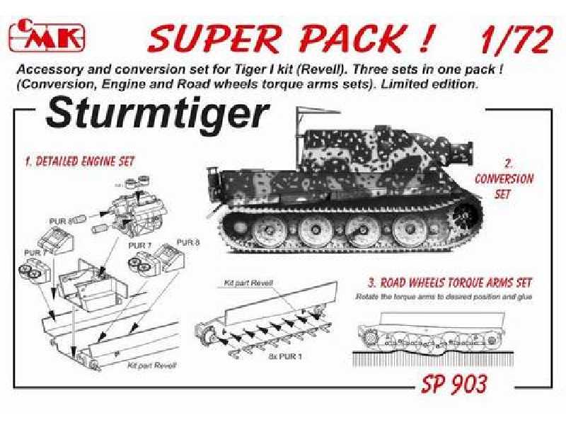 SUPER PACK Sturmtiger for Revell kit 1/72 - zdjęcie 1 SUPER PACK Sturmtiger for Revell kit 1/72 - zdjęcie 1