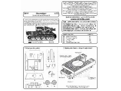 SUPER PACK Sturmtiger for Revell kit 1/72 - zdjęcie 2