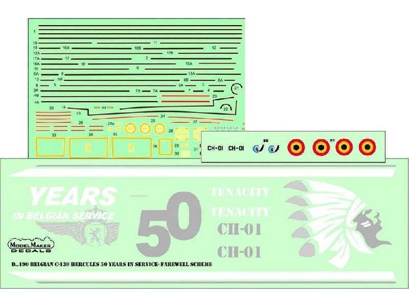 Belgian C-130 Hercules 50 Years In Service - Farewell Scheme - zdjęcie 1 Belgian C-130 Hercules 50 Years In Service - Farewell Scheme - zdjęcie 1
