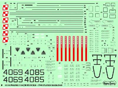 Polish F-16c/D Stencils - zdjęcie 1