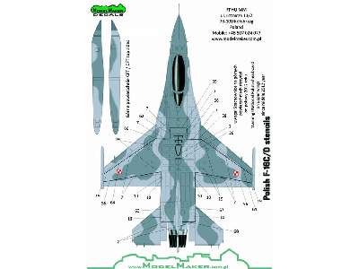 Polish F-16c/D Stencils - zdjęcie 2