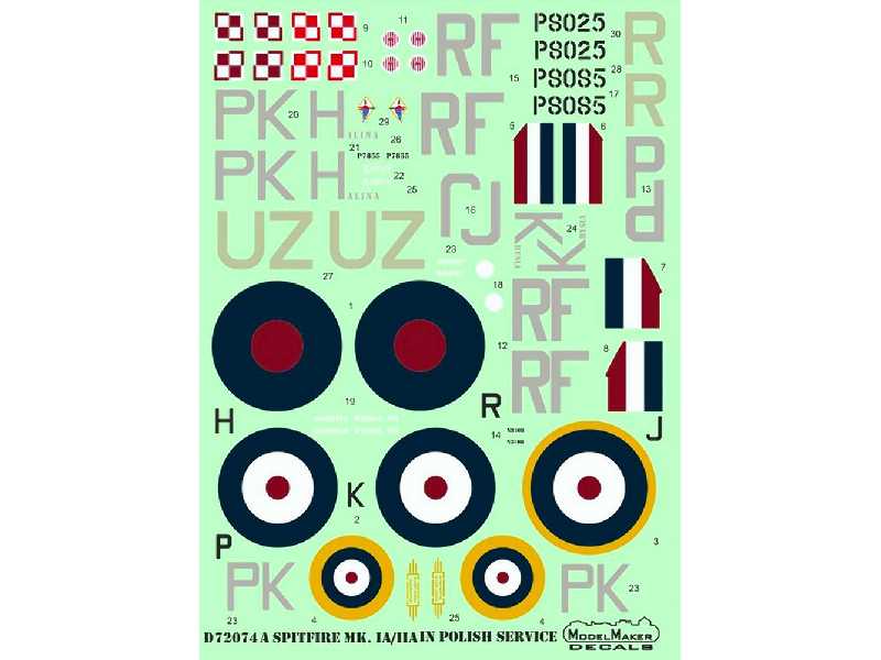 Spitfire Mk. I/Ii In Polish Service - zdjęcie 1 Spitfire Mk. I/Ii In Polish Service - zdjęcie 1