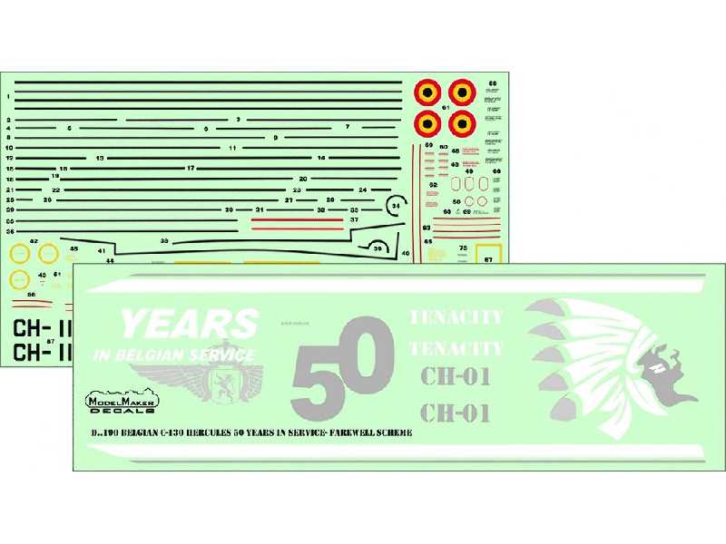 Belgian C-130 Hercules 50 Years In Service - Farewell Scheme - zdjęcie 1 Belgian C-130 Hercules 50 Years In Service - Farewell Scheme - zdjęcie 1