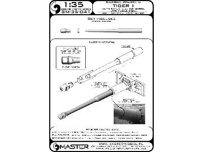 Pzkpfw Vi Tiger I - Lufa Działa 88 Mm Kwk36 L/56 - Późna Wersja Hamulca Wylotowego - zdjęcie 14