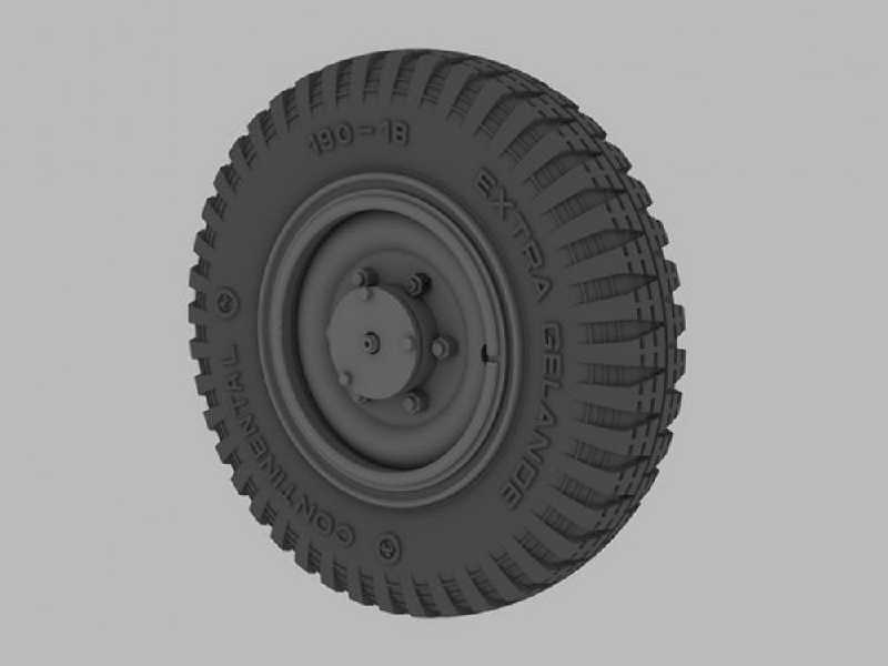 Sd.Kfz 221/222 Road Wheels (Late Pattern - zdjęcie 1