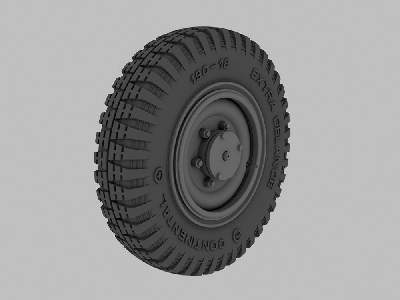 Sd.Kfz 221/222 Road Wheels (Late Pattern - zdjęcie 2