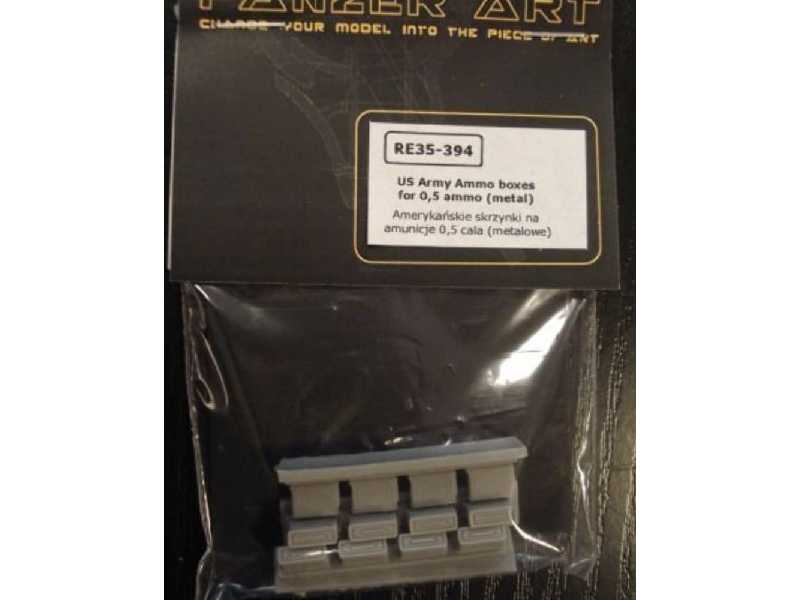 Us Ammo Boxes For 0,5 Ammo (Metal Patern) - zdjęcie 1 Us Ammo Boxes For 0,5 Ammo (Metal Patern) - zdjęcie 1