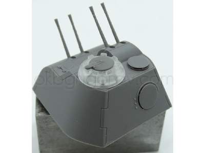 Turret For Pz.V Panther, 2 Cm Flakvierling, Rheinmetall Proposal - zdjęcie 2