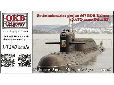 Soviet Submarine Project 667 Bdr Kalmar (Nato Name Delta Iii) - zdjęcie 1