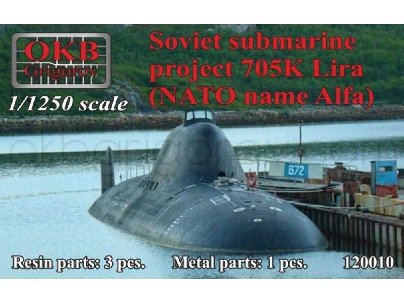 Soviet Submarine Project 705k Lira (Nato Name Alfa) - zdjęcie 1