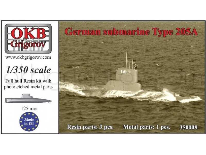 German Submarine Type 205a - zdjęcie 1 German Submarine Type 205a - zdjęcie 1