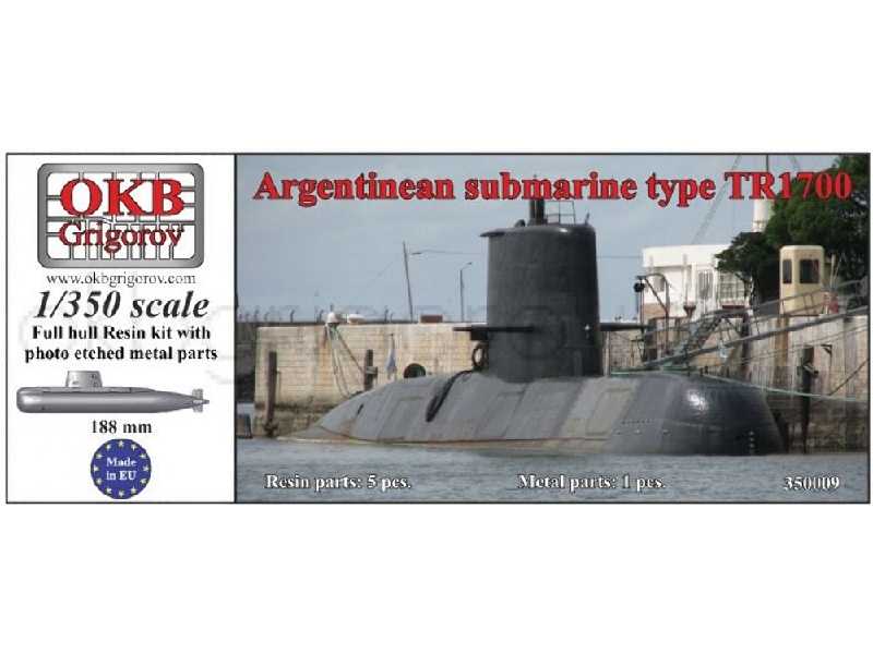 Argentinean Submarine Type Tr1700 - zdjęcie 1 Argentinean Submarine Type Tr1700 - zdjęcie 1