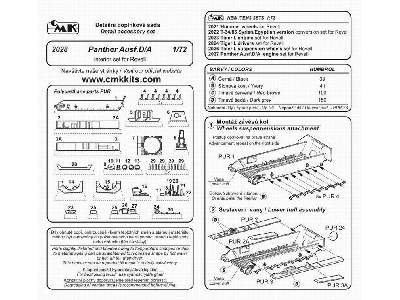 Panther Ausf.A/D Interior set (Revell) - zdjęcie 2