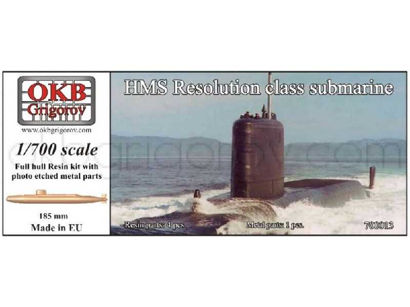 Hms Resolution Class Submarine - zdjęcie 1 Hms Resolution Class Submarine - zdjęcie 1