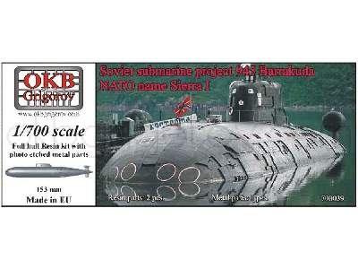 Soviet Submarine Project 945 Barrakuda (Nato Name Sierra I) - zdjęcie 1