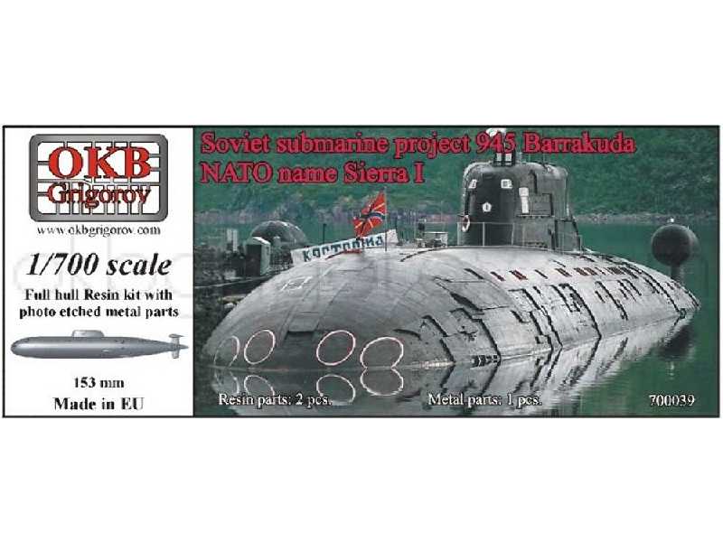 Soviet Submarine Project 945 Barrakuda (Nato Name Sierra I) - zdjęcie 1