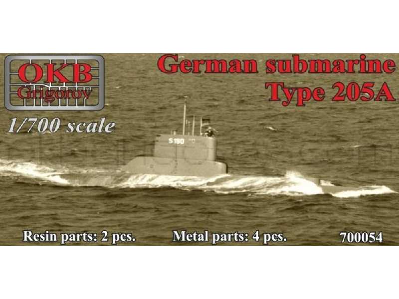 German Submarine Type 205a - zdjęcie 1 German Submarine Type 205a - zdjęcie 1